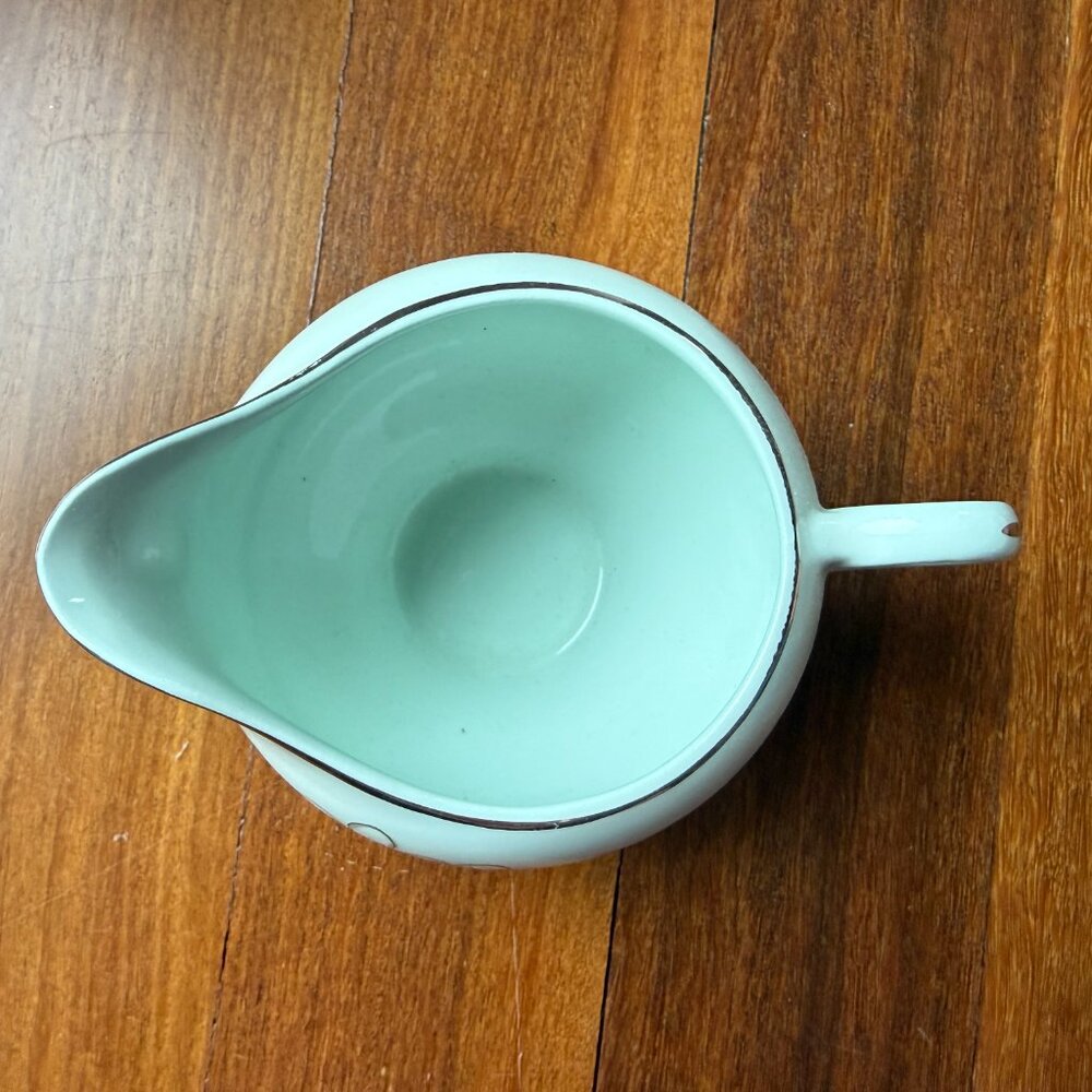 Vintage MCM China Nobility Permaware Atomic Daisies Floral Mist Cream & Sugar - Picture 10 of 11